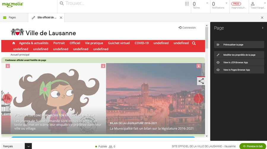 © Ville de Lausanne © Ville de Lausanne