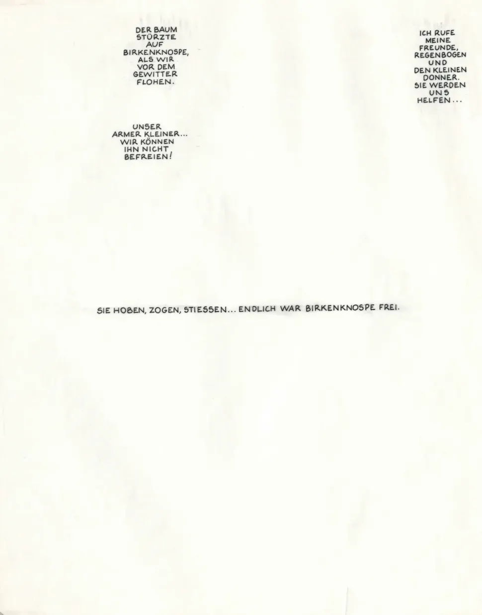 &copy; Derib, «Yakari», volume 9: «Les prisonniers de l’île», Derib (dessin), Job (scénario), Casterman, 1983.