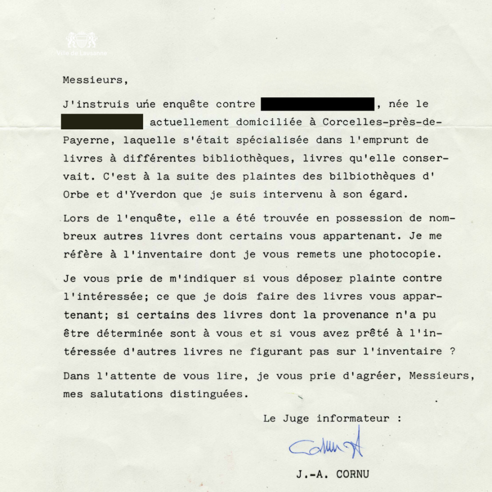 © Atelier de numérisation et les archives de la Ville de Lausanne.