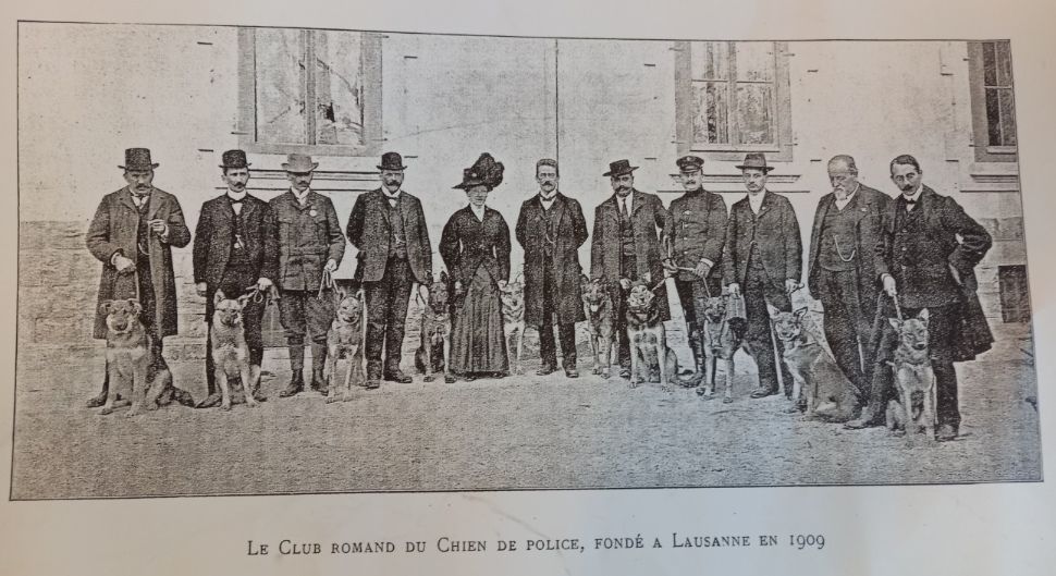 © Brigade canine du Corps de police, provenance exacte inconnue