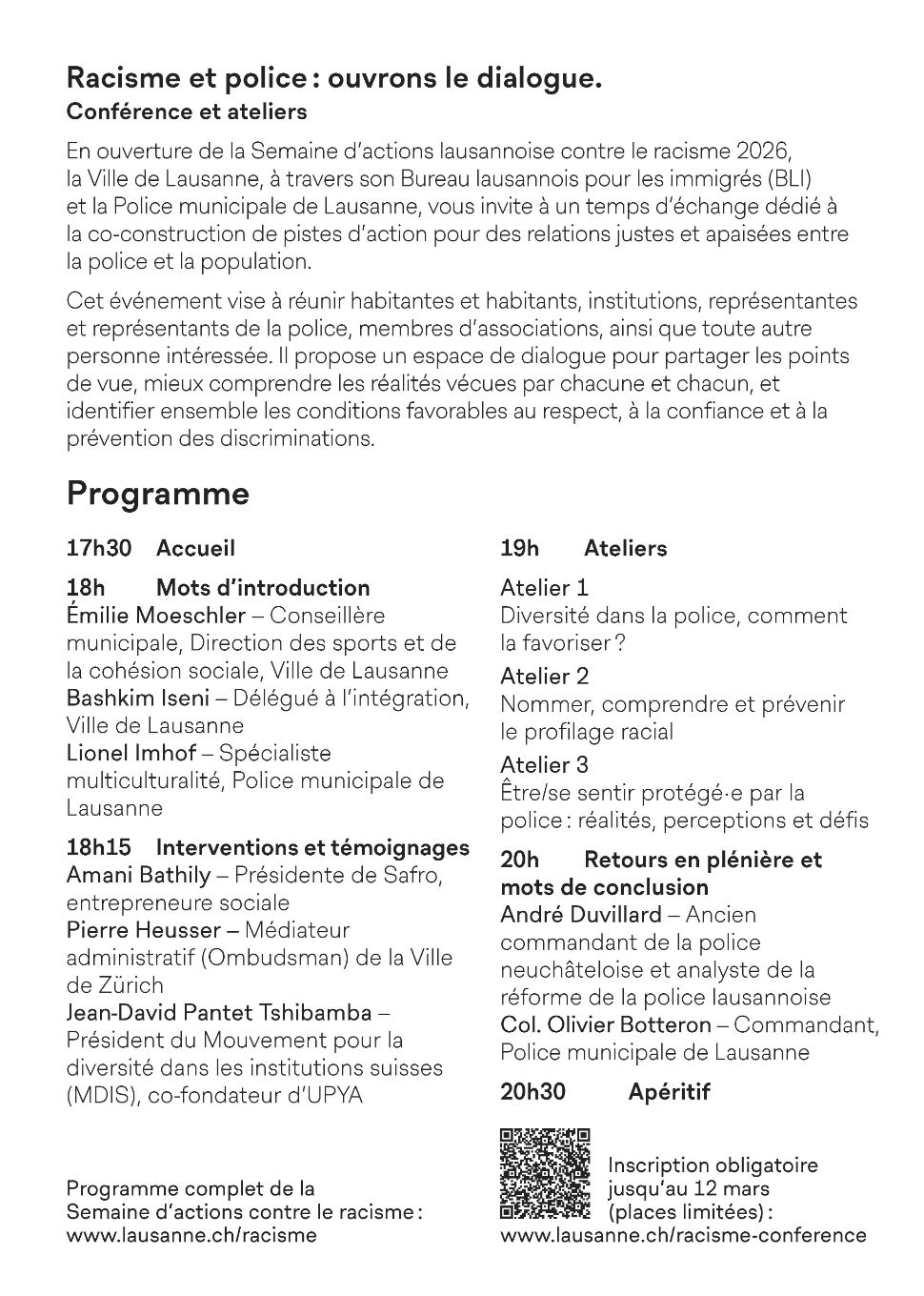 © BLI - Ville de Lausanne