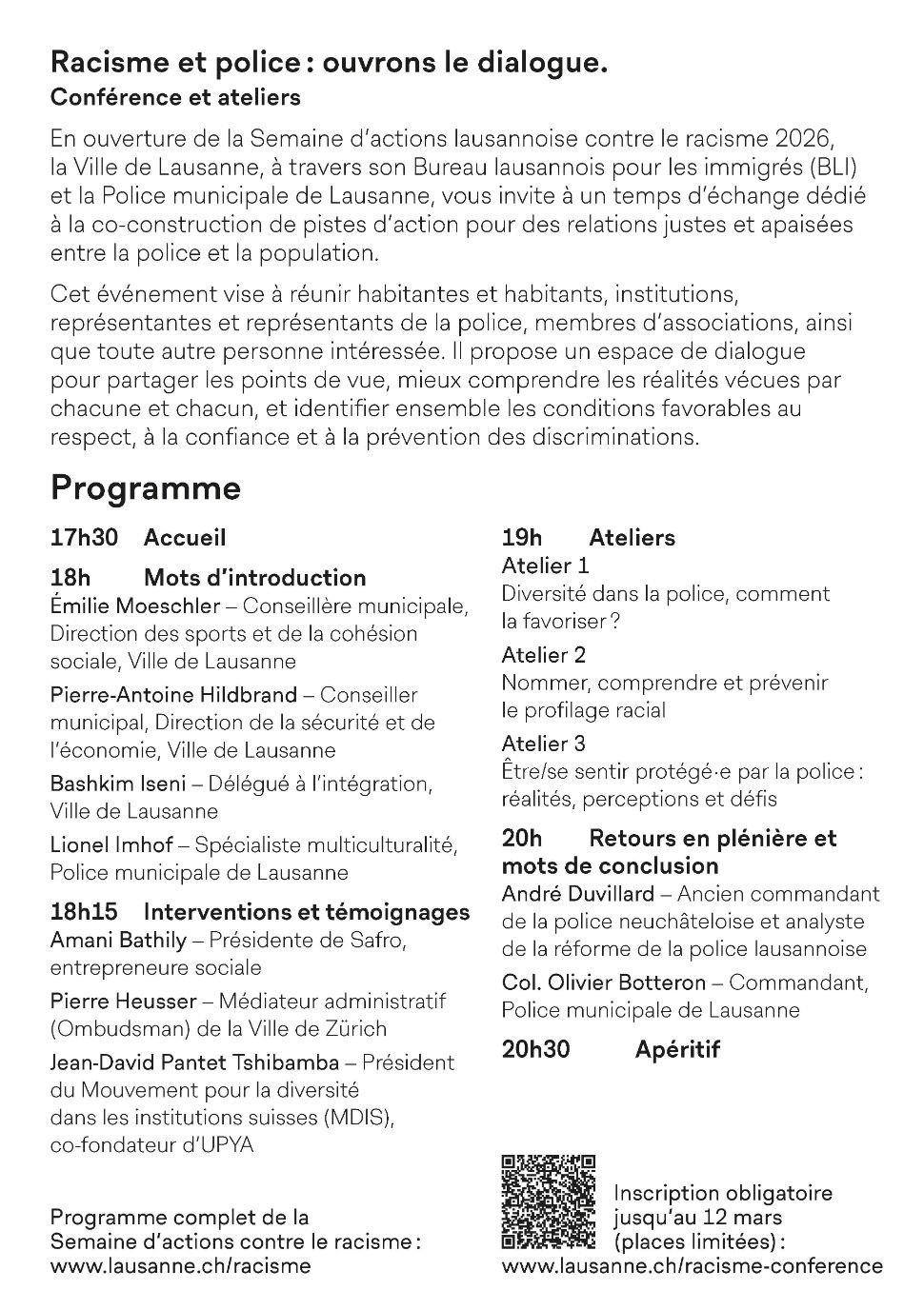 © BLI - Ville de Lausanne