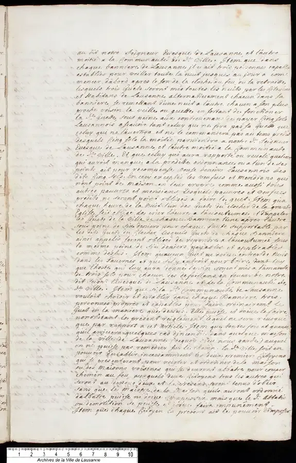 © Archives de la Ville de Lausanne