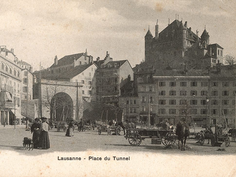 © Anonyme, carte postale © Musée historique de Lausanne (MHL)