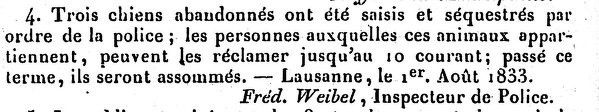 © Scriptorium - Feuille d'avis de Lausanne, 6 août 1833, page 2