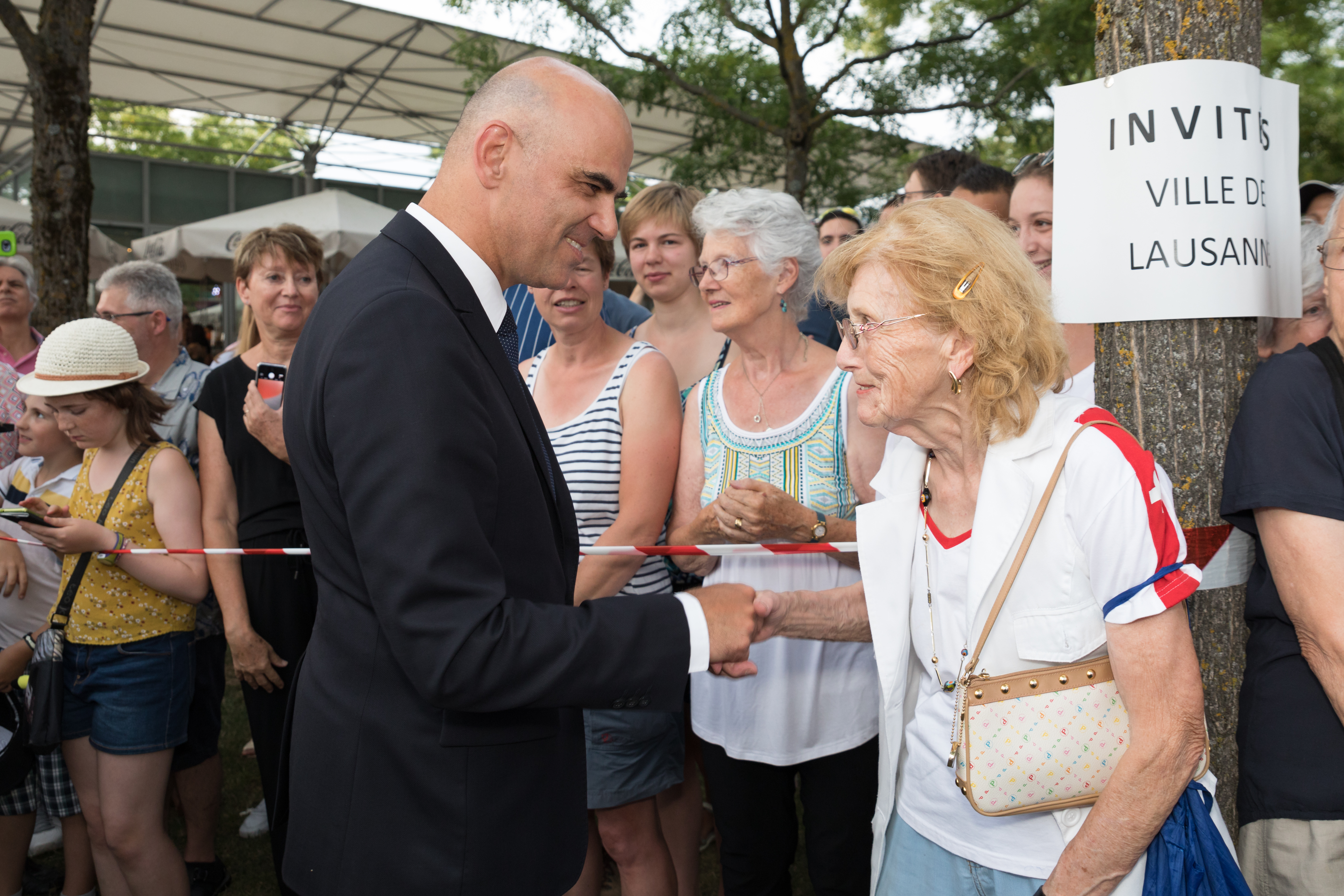 Lausanne, fête national suisse