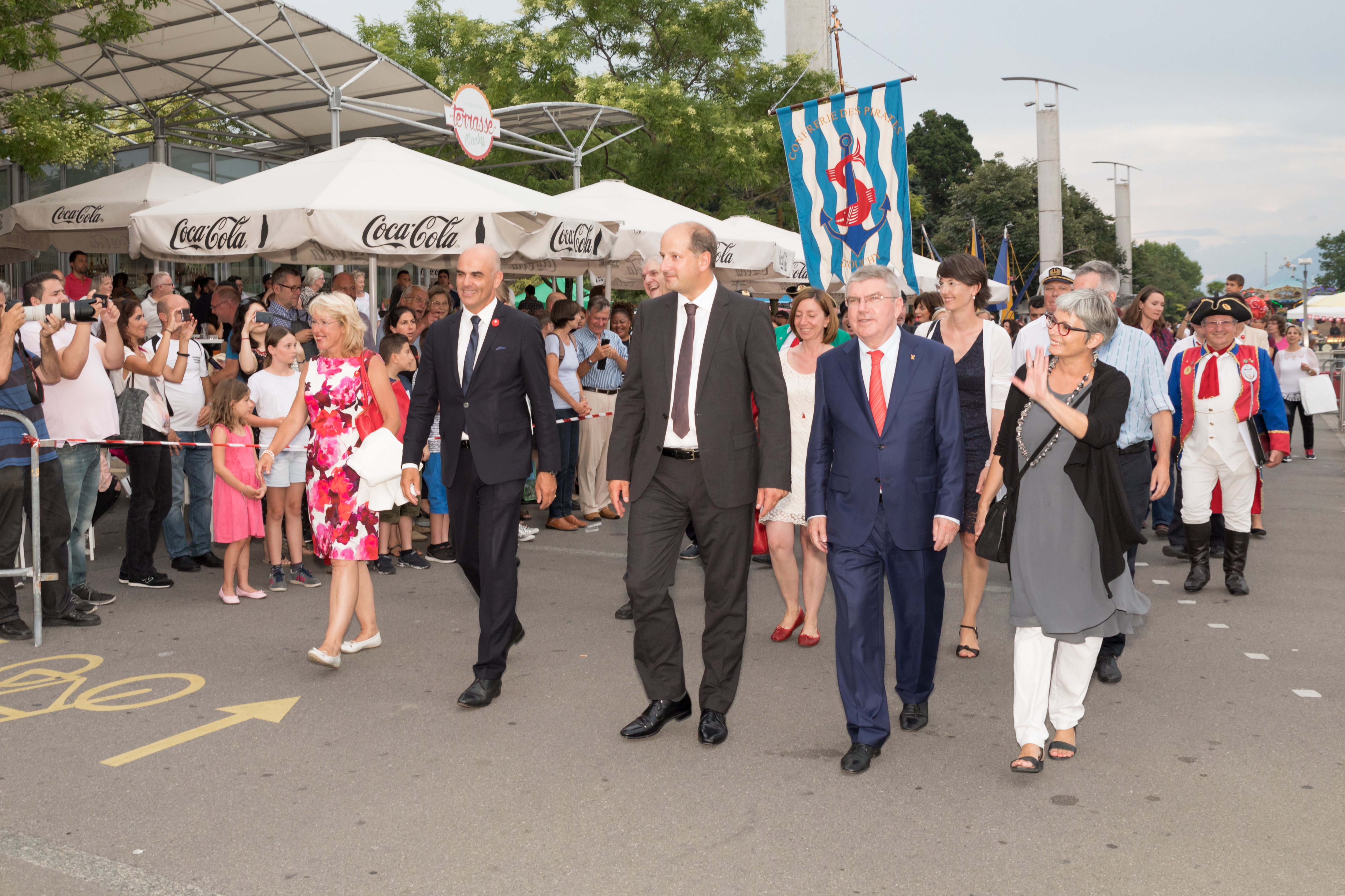 Lausanne, fête national suisse