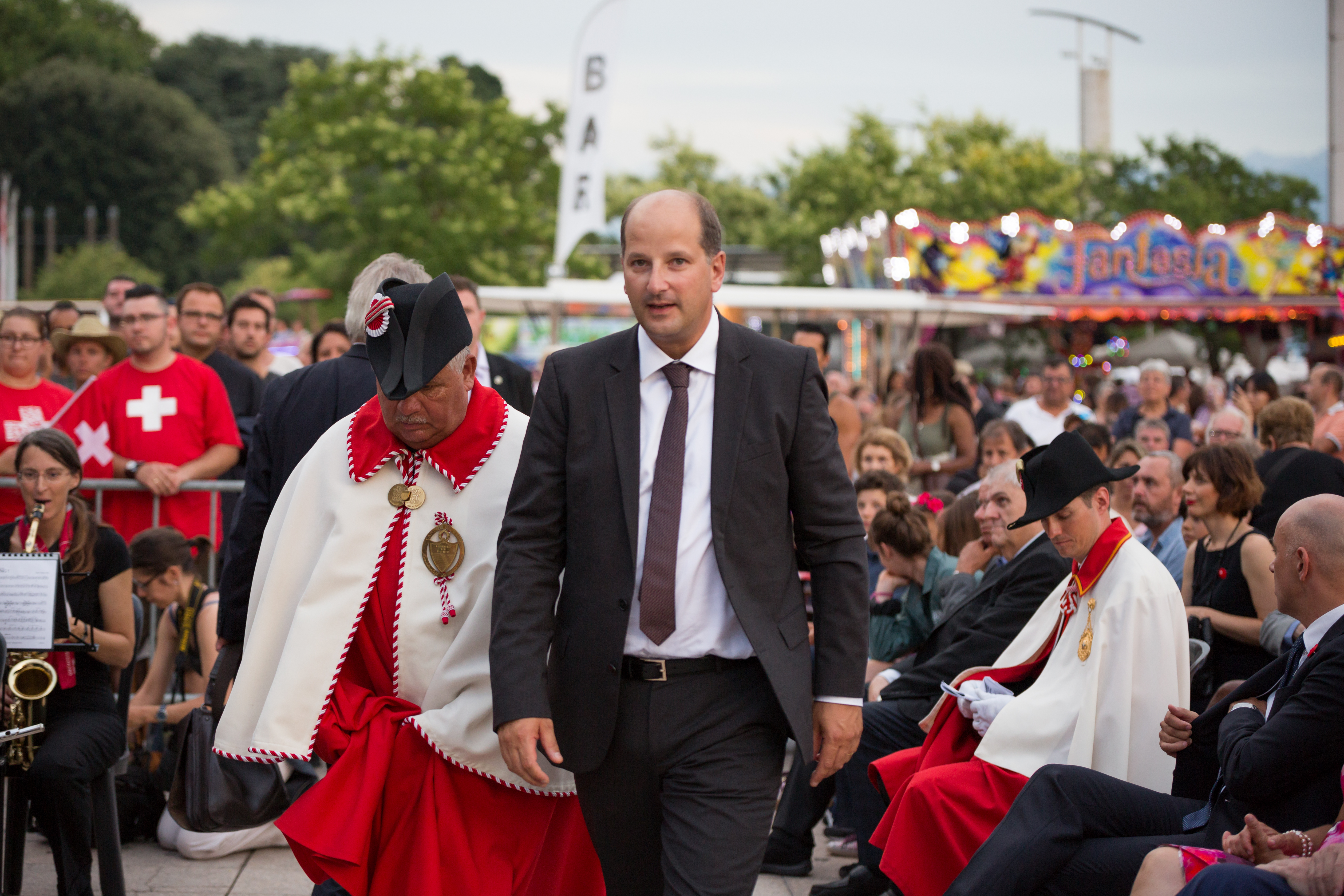 Lausanne, fête national suisse