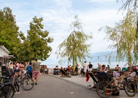 cotelac_buvette_quais_ambiance-1 Ambiance au bord du lac, avec ses nouvelles zones de baignade et buvette