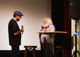 Alexandre Berto, bibliothécaire et l’auteur Jean-François Haas Alexandre Berto, bibliothécaire et l’auteur Jean-François Haas