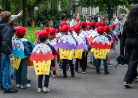 Fête du Bois 1P-2P Cortège de la Fête du Bois des 1P-2P, le 10 juin 2026.
