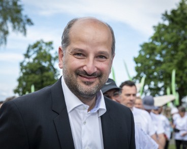 Maison Olympique inauguration C'est un syndic particulièrement radieux qui a inauguré samedi 22 juin les nombreux aménagements réalisés autour du nouveau siège du CIO.