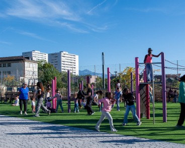 Inauguration toit de la Borde 2026 À la jonction des quartiers de la Borde, Bellevaux et la Pontaise, le toit du dépôt des tl devient un nouvel espace de loisirs et de rencontres...