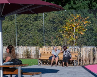 Inauguration toit de la Borde 2026 À la jonction des quartiers de la Borde, Bellevaux et la Pontaise, le toit du dépôt des tl devient un nouvel espace de loisirs et de rencontres...