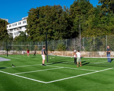 Inauguration toit de la Borde 2026 À la jonction des quartiers de la Borde, Bellevaux et la Pontaise, le toit du dépôt des tl devient un nouvel espace de loisirs et de rencontres...
