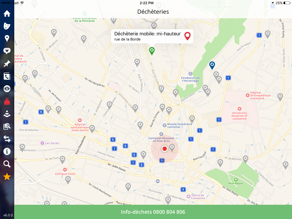 Carte des déchèteries fixes, des déchèteries mobiles et des écopoints