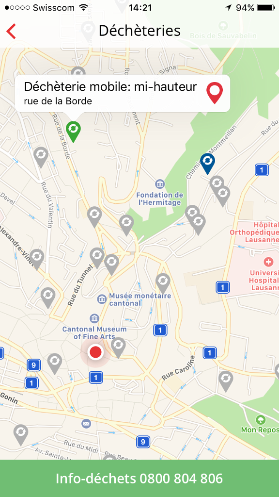 Plan des déchèteries fixes, des déchèteries mobiles et des écopoints