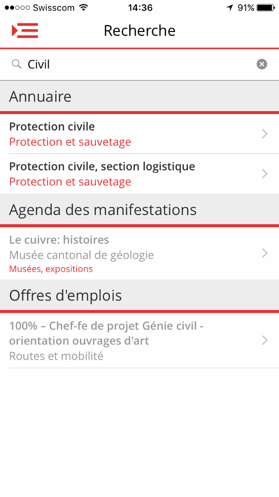Recherche multi-flux