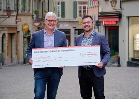 0_BLI_Prix DEF_0925-RAF_PureRAW3 Ingeni SA Lausanne, entreprise lauréate du prix Diversité-Emploi-Formation 2023. Représentée par Marco Bosso et Oscar Valeiras, associés chez Ingeni SA.