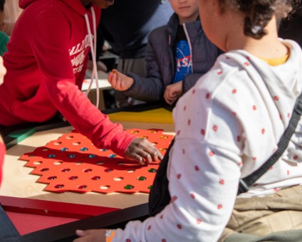 8_SACR2023 Les Jeux du Bled, organisé par la Maison de quartier des Faverges et l’association interCultures, Semaine d’actions contre le racisme 2023.