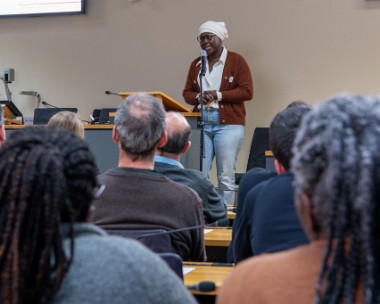 8_semaine_racisme_sante_colloque-14 Témoignage de Mme Binta Seck, éducatrice de l’enfance et aide-infirmière en EMS et CMS Par le Bureau lausannois pour les immigrés (BLI) et Unisanté