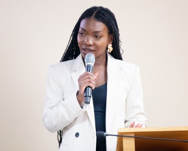 9_Semaine d'action contre le racisme-20 Conférence et ateliers – Monde du travail et racisme : quelles solutions ? Mot d’introduction par Mme Vanessa Kangni, chargée de projets en prévention du...