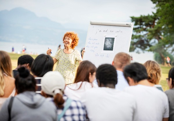 Cours de français à Vidy-Plage 