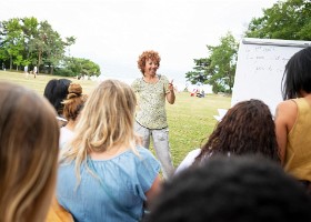 BLI Lausanne, le 30 juillet 2019. Comme chaque été, des cours de français gratuits ont été organisés durant cinq semaines par le Bureau pour les immigrés (BLI).