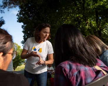 Cours de français à Vidy plage Lausanne, le 29 juillet 2025. Cours de français à Vidy-plage organisé par le BLI.