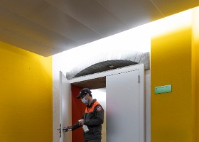 BAP Pontaise COVID-19 COVID-19: Ouverture de 50 nouvelles places supplémentaires pour les personnes précarisées et les sans-abri au 2e étage du Bâtiment administratif de la Pontaise...