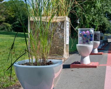 Traite-moi bien! Visite de LausanneJardin 2024 dans le Parc du Bourget, Traite-moi bien!