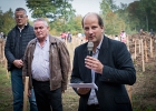 Un arbre, un enfant | Edition 2014 | Grégoire Junod, Municipal, prononce le discours officiel  © VDL : Municipal, SPADOM, arbre, discours, enfant, forêt, nature, tube*. Grégoire Junod, événement