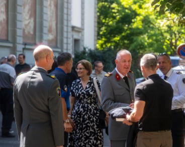PML-passation-commandement-2026-DIA-818148 Cérémonie officielle de passation de commandement du colonel Olivier Botteron.. A la tête de la Police municipale lausannoise depuis 2018, il prend sa retraite,...