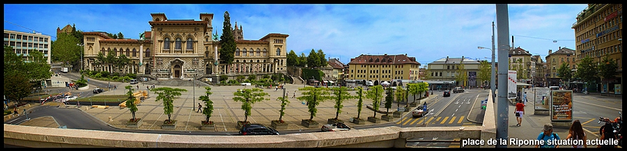 place de la Riponne situation actuelle