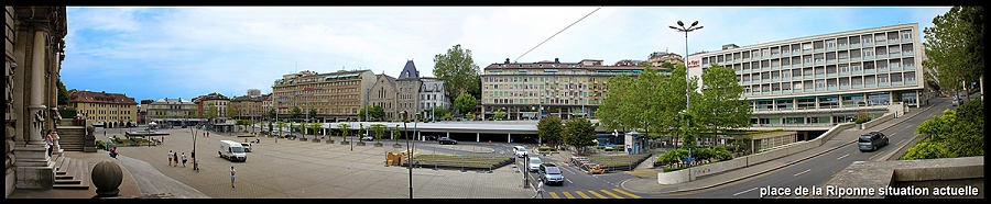 place de la Riponne situation actuelle II