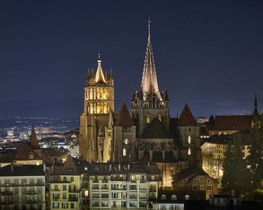 9-Cathédrale-Scénario liturgique, vue Est, ©Rémy Gindroz