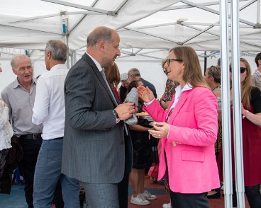 inauguration_vasque_jojo2020_vidy-3 Inauguration de la vasque des JOJO 2020, à l'espace Fair-Play à Vidy. Présence de Virginie Faivre, présidente du comité d'organisationet des JOJO Lausanne 2020,...