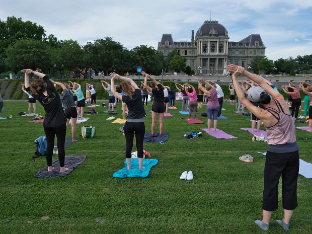 18 juin 2024 Cours de sport géants à Montbenon