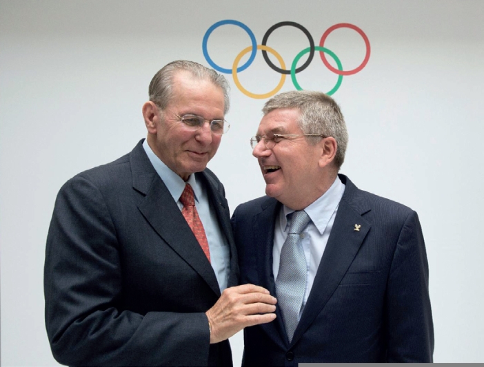 Thomas Bach et Jacques Rogge