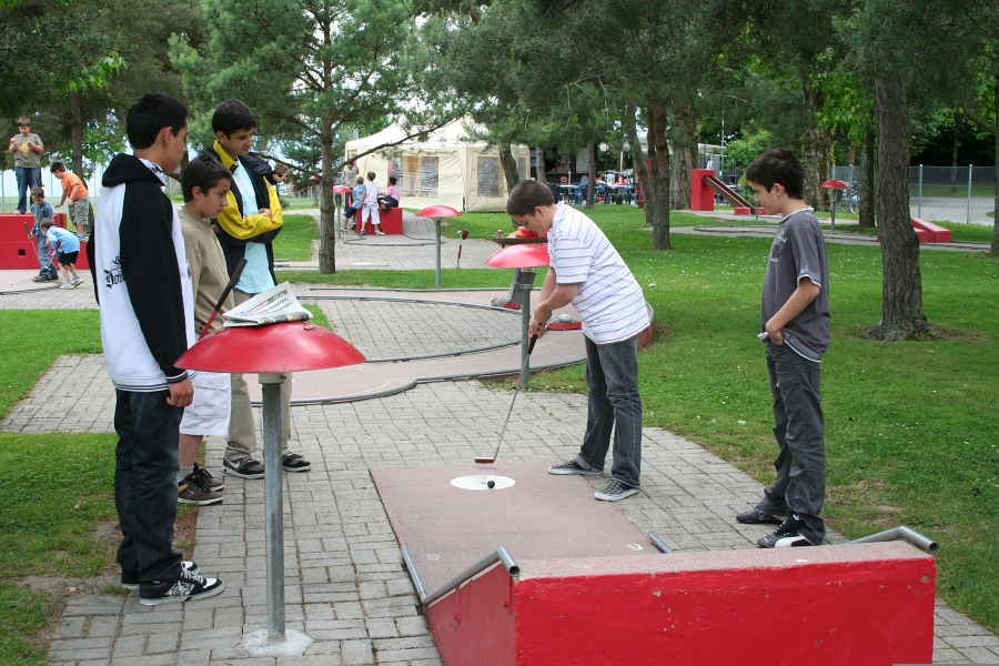 Golf sur piste