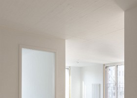 04_interieur3 Intérieur d’un logement en cours de finition du bâtiment à vocation sociale Saint-Martin 10-18. Janvier 2021.
