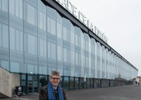 Inauguration Stade de la Tuilière Oscar Tosato, municipal en charge de la direction Sport et cohésion sociale, lors de l'inaguration du Stade de la Tuilière à Lausanne, nouvel écrin du...